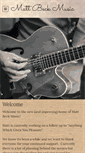Mobile Screenshot of mattbeckmusic.com